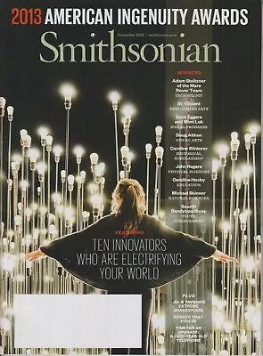 Smithsonian December 2013 Ten Innovators Who Are Electrifying Your World  (Magaz • $10.60