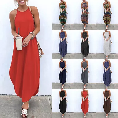 $15.10 • Buy Women Summer Evening Cocktail Party Formal Dresses Long Maxi Dress Plus Size HOT