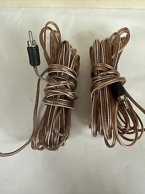 Approx 50 Feet (25ft X 2) Set Of 2 Speaker Wire With One Connection Each • $10