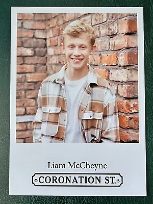 LIAM McCHEYNE As Dylan Wilson - CORONATION STREET Fan Made Cast Card NEW • $7.45