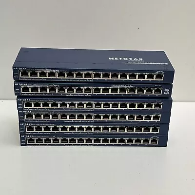 Netgear ProSafe 16 Port 10/100 Switch With PoE - FS116P - Joblot X6 - Good • £89.95