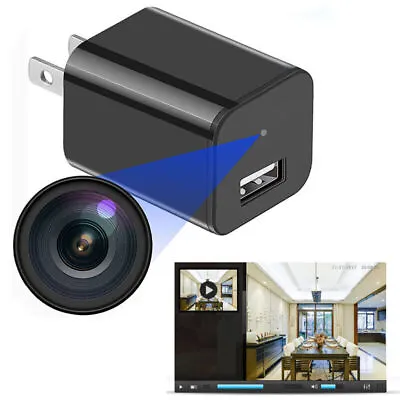 Mini Camera Phone Charger Adapter Home Security Audio Video Motion Detection Cam • $19.56