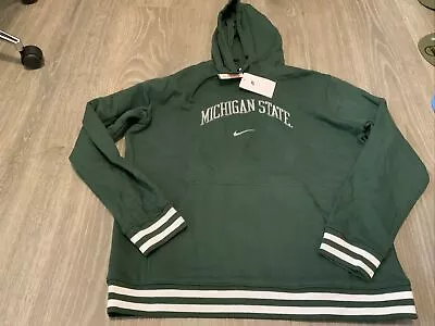 Nike Michigan State Spartans Hoodie Green/White Men’s Size: XL NWT • $44