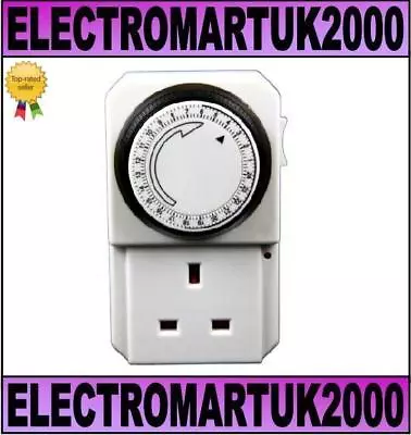 Plug In Timer Switch 24 Hour Mains 13a • £7.90