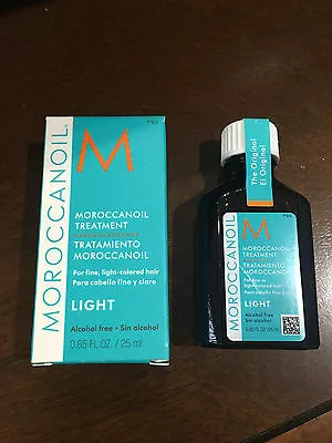 MOROCCANOIL The Original Moroccan Oil Hair Treatment Light 25mL/.85oz • $15.75