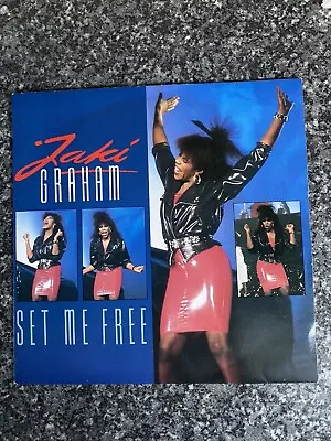 Jaki Graham - Set Me Free (7  Single) Picture Sleeve JAKI 7 Uk Free Post • £3.99