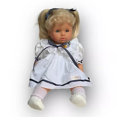 Max Zapf Creation West Germany Dolls 17  Blonde Hair & Blue Eyes 1985 33801 • $33