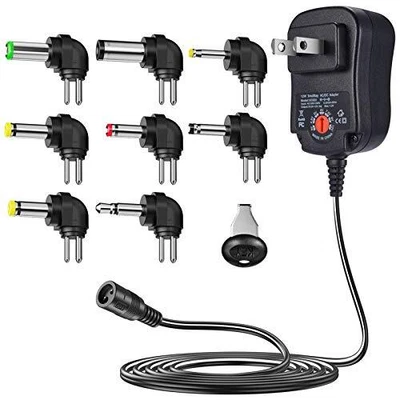$26.27 • Buy  12W Universal Multi Voltage AC/DC Adapter Switching Power Supply With 8 