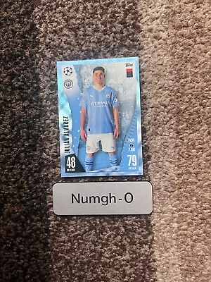 Match Attax 2023/24 No-26 Julian Alvarez (man City) Crystal Parallel • £1.45