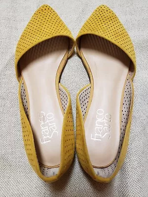 Franco Sarto Honey2 Flats Women's Size 6 M Mustard Yellow • $10