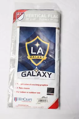 Los Angeles Galaxy WinCraft Vibrant Vertical Flag JL3 Multicolor 28x40 NWT • $12.99