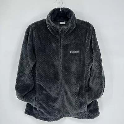 Columbia Women’s Zip Up Grey Jacket Size XL Faux Fur Style • £23.13