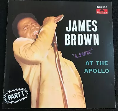 James Brown 'Live At The Apollo Part Vol 1' CD Album Polydor 823002-2 VG Cond • £5