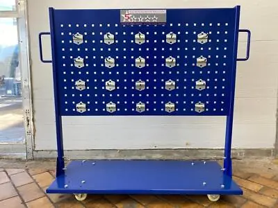  Auto Body Frame Machine Tools And Clamps Portable Tool Cart With 20 Hangers!! • $199