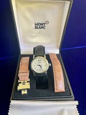 Montblanc Watch Meisterstuck Diamond Dial 32mm Quartz 4 Year Warranty Box • $999.99