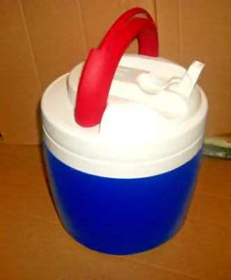 Vintage Igloo Elite 1 Gallon Water Cooler Jug Blue/White/Red • $29.99