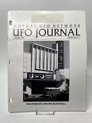 UFO Journal Mutual UFO Network MUFON Magazine #352 97 AUG SNAPSHOTS FROM ROSWELL • $14.99