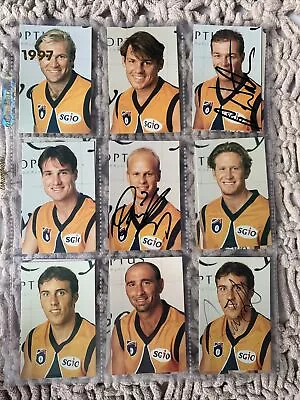 West Coast Eagles ~ Vintage Signed Cards - Optus - Club Issue - Free Post • $44.50