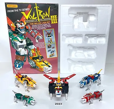 1984 Matchbox Voltron Defender III Deluxe Lion Set High Grade In Box • $999.99