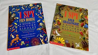 I Spy Fun House & Gold Challenger Books By Jean Marzolla Lot Of 2 • $19.95