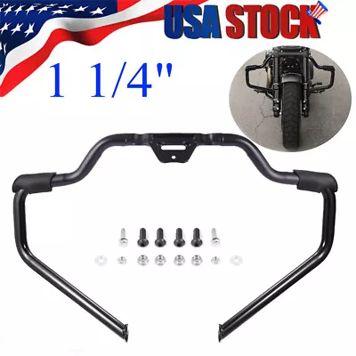 Mustache Engine Guard Crash Bar For Harley Softail Street Bob FXBB 2018-2023 • $118.86