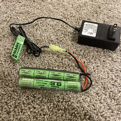 Valken Energy Airsoft Hobby Battery Nunchuck 9.6v NiMH 1600m Kit With Charger • $29.99