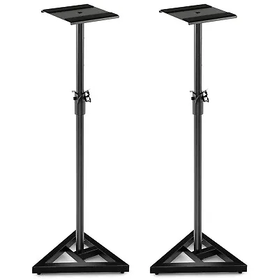 Adjustable Studio Monitor Stands (Pair) Speaker Stands For Home Studio Wedding • $57.95