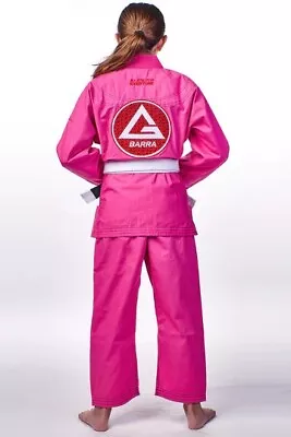 Gracie Barra GI GBK Lite Ripstop PINK Size Y4 In NEW UNOPENED • $80