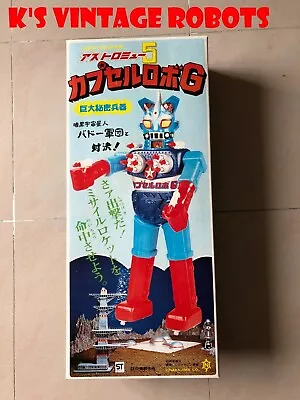 $4480 • Buy NEW~1973 Nakajima Jumbo Machinder~Capsule MU 5 Astro~Shogun Warriors Popy