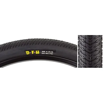 Maxxis DTH Tire 26x2.15  Black SC Folding Bead BMX Mountain Dirt Pump Track 26  • $76.51