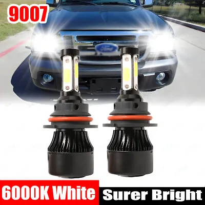 For FORD Ranger 1990-2011 - 2x 9007 HB5 8000K LED Headlight Bulbs High-Low Beam • $14.12