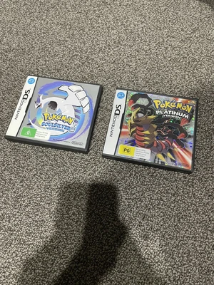 $430 • Buy Pokemon SoulSilver And Platinum Version (Complete)