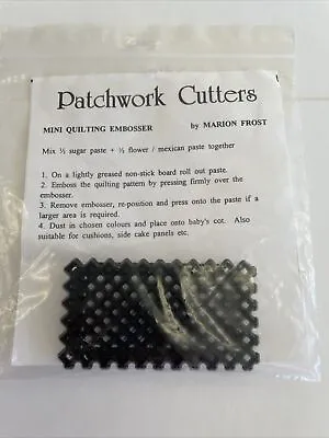 Patchwork Cutters Mini Quilting Embosser • £2.50