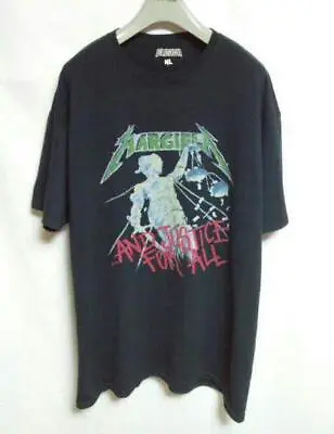 Metallica Vintage BLEACH Print T-shirt Size: XL Color: Black M0049 • $201.73