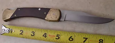 Vintage Schrade Usa Lb7  Folding Hunter Single Blade Pocket Knife Lockback • $8.50