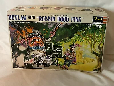 VTG Revell Outlaw With Robbin Hook Rat Fink  Model Kit Original Ed Roth 1965 • $325