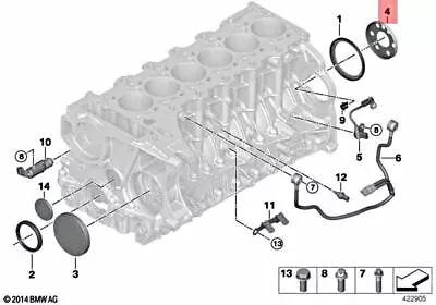 New Genuine BMW HYBRID  M 3 5 7L M2 M3 M4 GTS - 11117574145 • $52.19