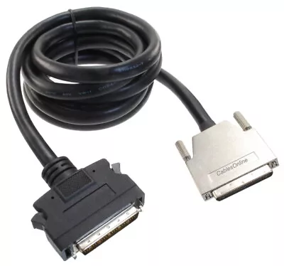 6ft VHDCI 0.8mm 68-Pin Male To SCSI-2 (HPDB50) Male SCSI Cable SC-5206 • $49.95