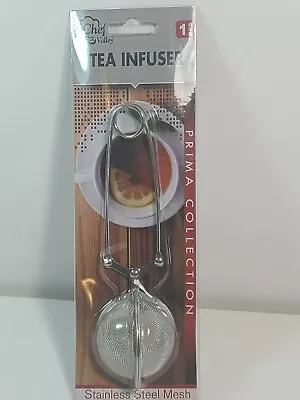 $7.29 • Buy Stainless Steel Spoon Tea Leaves Herb Mesh Ball Infuser Filter Squeeze Strainer