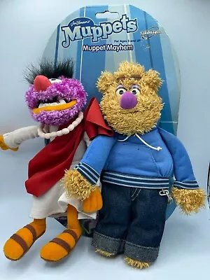 Animal & Fozzie The Muppets Muppet Mayhem Plush Stuffed Animals Set New 2003  • $39.99