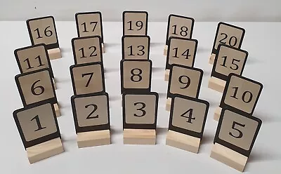 Table Top Numbered Display Boards. • £7.99