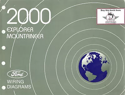 2000 Ford Explorer Mercury Mountaineer Electrical Wiring Diagrams Manual • $39.95