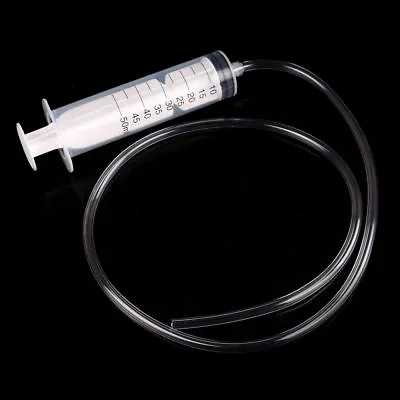 $2.18 • Buy 50ML Plastic Syringe With 80cm Length Tube For Hydroponics Lab Medical Tool