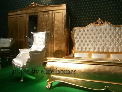 BESPOKE Designer Chatelet Bed With Upholstery French Style King Queen OrAny Size • $3789.75