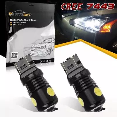 2PCS 7443 7440 Backup Light Reverse High Power Projector Led For 2013-2014 Cars • $8.85