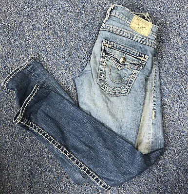True Religion Women's Cameron Slim Boyfriend Super T Jeans - Size 24 Made In USA • $45