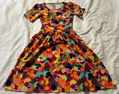 Disney Dress Mickey Mouse Minnie Mouse Xxs Lu La Roe Lularoe • $15.99