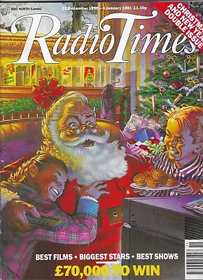 Radio Times Magazine Christmas Double North Edition 22/12/1990-4/1/1991 • £5