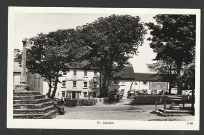 £0.99 • Buy Great Old Real Photo Card Old Cross Hotel St Davids Pembrokeshire Around 1950