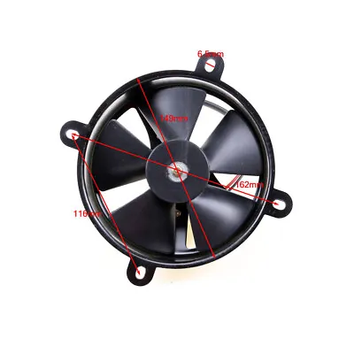 12V 6  Inch Radiators Thermo Electric Cooling Fan ATV Quad 4 Wheelers Dirt Bikes • $29.88